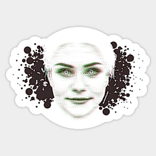 Girl 1 Sticker